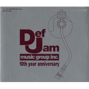 Def Jam 10th year anniversary DEF JAM Vinyl Record, DEF JAM CD